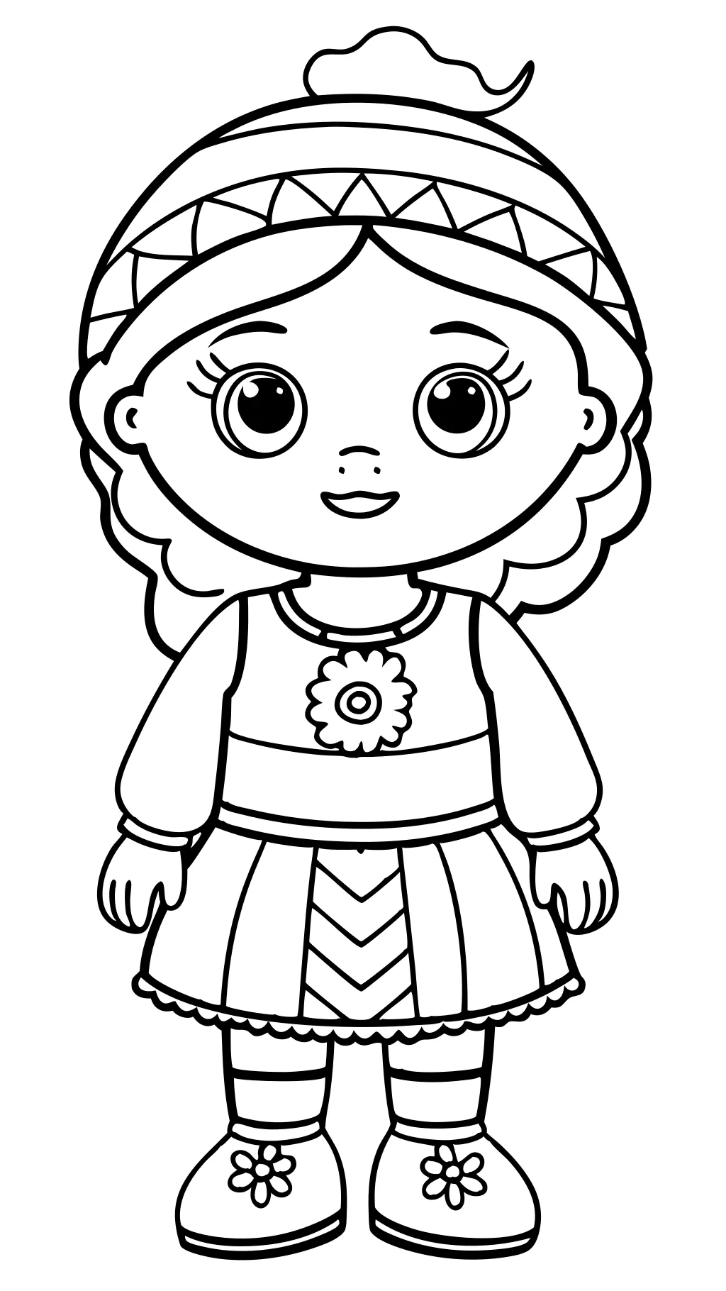 coloring pages for dolls